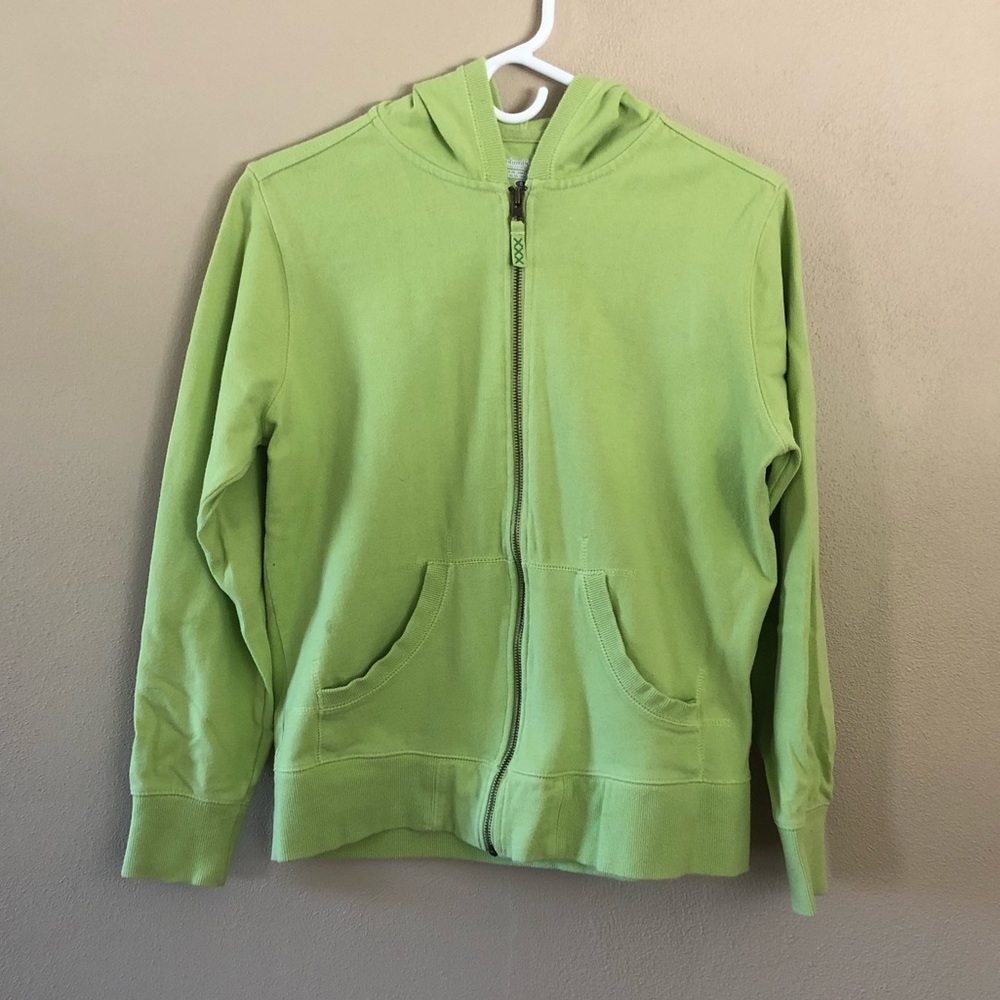 Columbia zip-up hoodie.